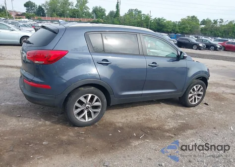 2015 Kia Sportage Lx из США, поврежденный, VIN KNDPB3ACXF7672554
